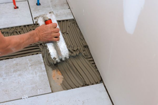 Bathroom Floor Renovation in Westfield